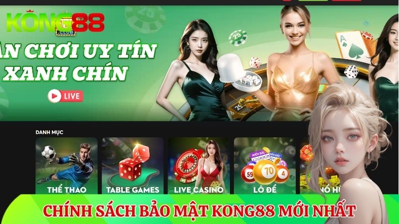 nội dung chính sách bảo mật kong88